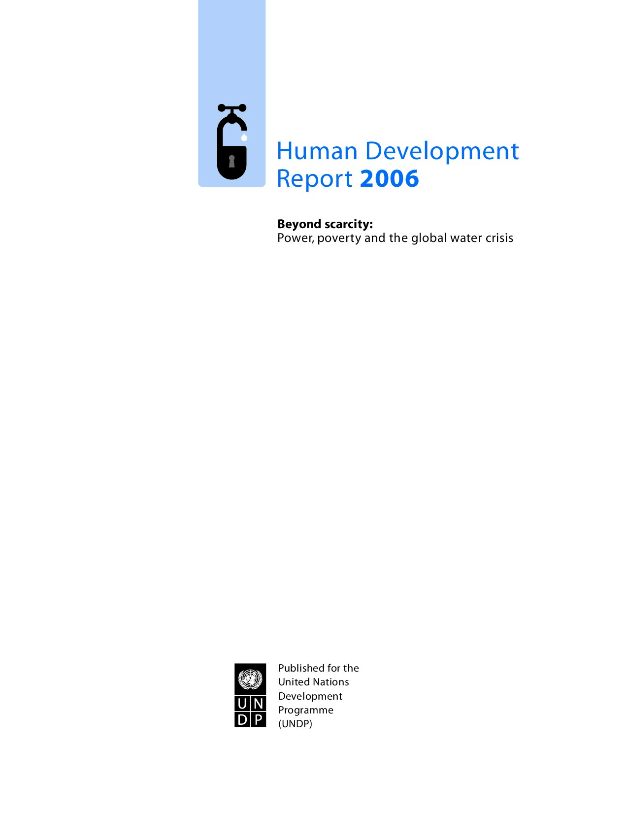 Human Development Report 2006