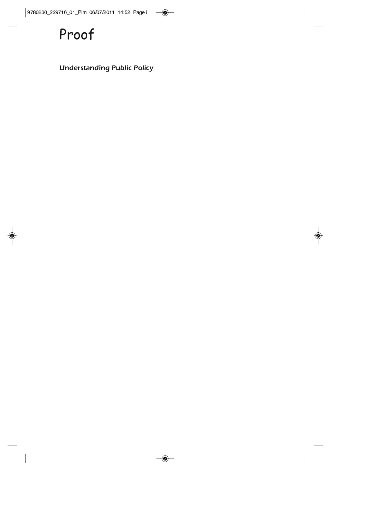 Understanding Public policy