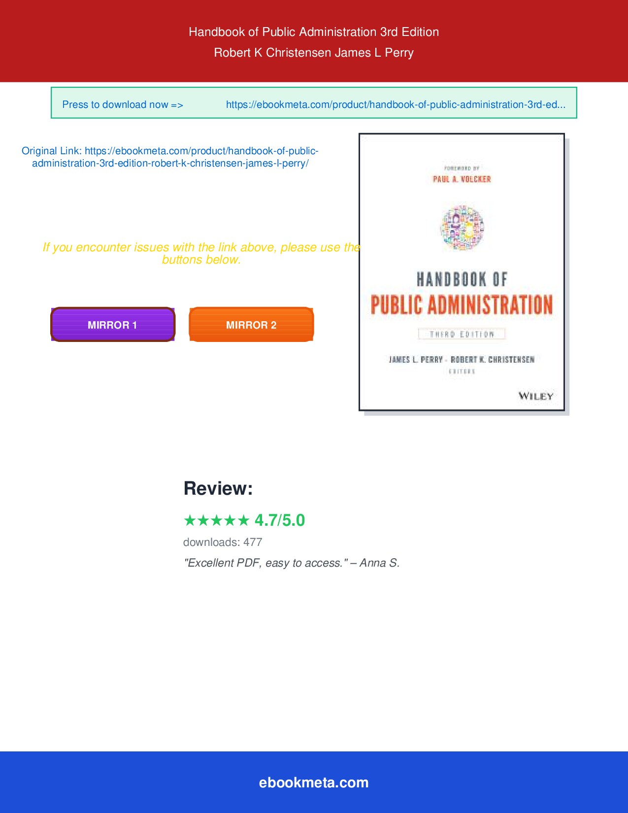 Handbook-of-Public-Administration-3rd-Edition-Robert-K-Christensen-James-L-Perry-ebook-fresh-digital-copy