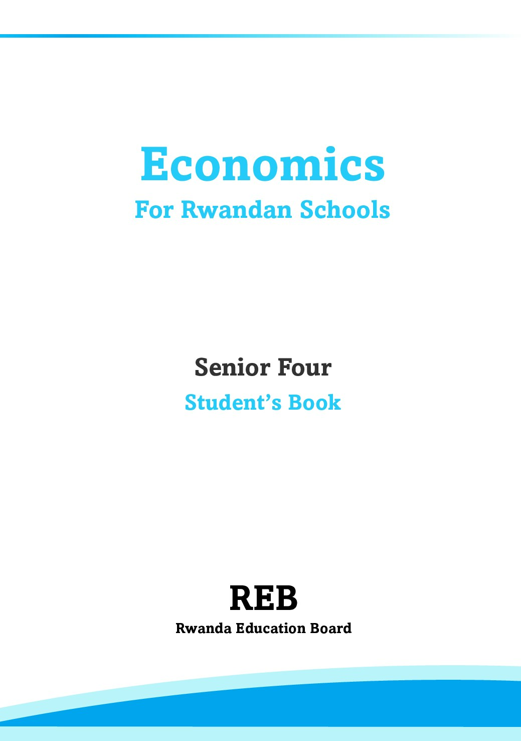 Economics for Rwandan Schools S4 SB